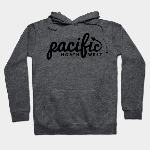 Pacific Northwest Love Hoodie by RainShineDesign